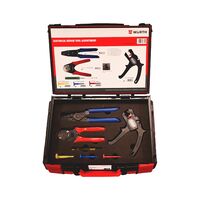 Electrical Repair Tool Assortment | 7-Piece Set | F-Style & Deutsch Crimpers | Wire Stripping Pliers | by Wurth