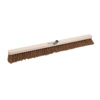 Industrial Broom BRM HALL Plastic | Durable Coconut-Colored Bristles | Sturdy Wooden Body | @Each by Wurth