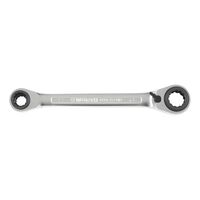 4 in 1 Metric Ratcheting Double Box-End Wrench | POWERDRIV® Drive | Chrome Plated | Slim Head Design | by Wurth