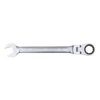 Metric Ratchet Combination Wrench | Flexible 180° Head | POWERDRIV® | Chrome Plated | by Wurth