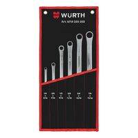 Double End Box Wrench Set | Extra Long Design | POWERDRIV® Bi-Hexagonal | 6 Pieces | by Wurth