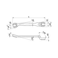 Metric Double Box End Wrench | 15mm | POWERDRIV Technology | Ergonomic Design | by Wurth