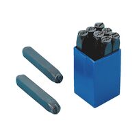 Number Punches | 4mm Character Height | Durable Construction | by Wurth