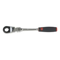Pass Through Reversible Ratchet | 80 Teeth | 180° Rotatable Joint | Chrome-Plated | by Wurth