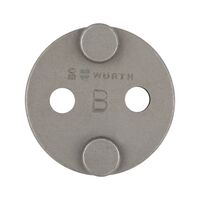 Brake piston resetting adapter