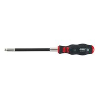 Flexible Shaft Screwdriver | 1/4 Inch Tip | Chrome-Plated Shank | Ergonomic Non-Slip Handle | by Wurth