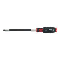 Hexagon Drive Screwdriver with Flexible Shaft | Nickel-Plated Head | Ergonomic Handle | by Wurth