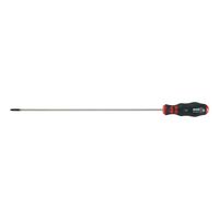 Screwdriver PH Long with Round Shank | PH2 Tip Size | Ergonomic Handle | Corrosion-Resistant | by Wurth