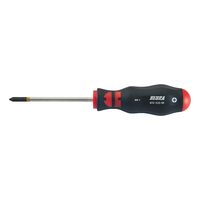 PH Screwdriver with Round Shank | PH2 Tip Size | Ergonomic Handle | Corrosion-Resistant | by Wurth