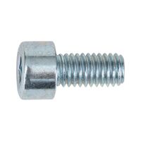 Hexagon Socket Head Cap Screw full thread ISO 4762/DIN 912, steel 8.8, zinc-plated, blue passivated (A2K), with full thread