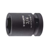 1/2 inch impact socket wrench, inch, hex., short