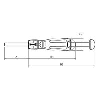 Ratchet Magazine Screwdriver | 28 Teeth Ratchet Function | 20 Nm Torque | Slim Design | @Each of 1 | by Wurth