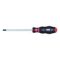 Hexagon Screwdriver with Ball Head | 8mm Tip Size | 150mm Blade Length | Chrome Plated | by Wurth