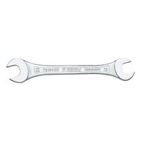 Metric Double Open-End Wrench | 15° Offset Design | Chrome Plated | by Wurth