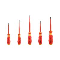 VDE Insulated Screwdriver Set | Extra Slim Design | 5 Pieces | Individually Tested | by Wurth