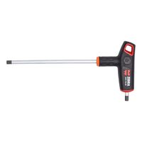 T-handle 2-component Hex Key with Side Drive | Chrome Plated | Ergonomic Design | 6 mm Tip Size | by Wurth