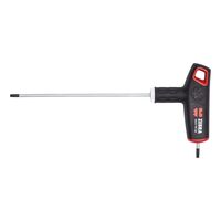 T-handle 2-component TX20 with Side Drive | Ergonomic Grip | Chrome Plated | by Wurth