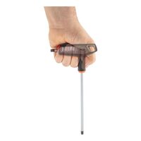T-handle 2-component Hex Key with Side Drive | Chrome Plated | Ergonomic Design | 4mm Tip Size | by Wurth