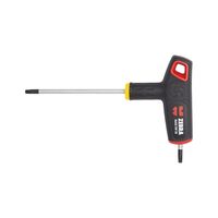 T-handle 2-component TX15 Screwdriver | Ergonomic Design | Chrome Plated | by Wurth