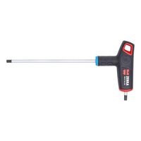 T-handle 2-Component Hex Key with Side Drive | Chrome Plated | Ergonomic Design | 5mm Tip Size | by Wurth