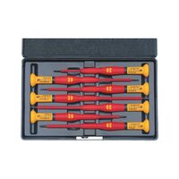 VDE Precision Screwdriver Assortment | 7 Pieces | Insulated & Cold Impact Tested | by Wurth