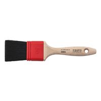 Flat Brush LM for Solvent-Based Paints | Synthetic Bristles | Non-Staining Ferrule | Comfortable Wood Handle | by Wurth