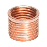 Threaded Bushing for Car Spark Plug Repair | M14 x 1.25 Thread | Copper Plated Steel | by Wurth