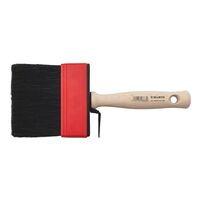 Wide Brush LM for Solvent-Based Paints | Synthetic Bristles | Liquid-Tight Ferrule | Comfortable Wooden Handle | by Wurth