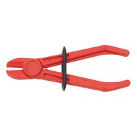 Pinch Off Pliers for Flexible Hoses | 5-14mm Grip Range | Locking Mechanism | Red Fibreglass Construction | by Wurth
