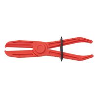 Pinch Off Pliers for Flexible Hoses | 19-57 mm Grip Range | Locking Mechanism & Rounded Jaws | Red | @Each by Wurth