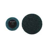 Small Abrasives Mini Fleece Disc | 50mm Diameter | Fine Grit 280 | Quick-Change Compatible | @Pack of 10 | by Wurth