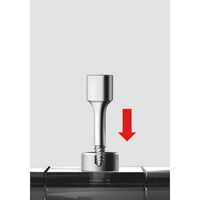 Screw Extractor Set Short 10 Pieces | Precision Conical Spiral | 13mm Hexagon Drive | Metal Box Storage | by Wurth