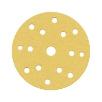 Dry Sanding Disc 15 Hole | P80 Grit | 150mm Diameter | Hook and Loop | @Pack of 50 | by Wurth