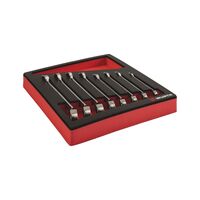 Multi Ratchet Combination Wrench Set | 8 Pieces | Carbon Finish | Compatible with ORSY System | by Wurth
