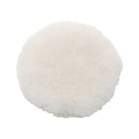 Lambswool polishing pad, white