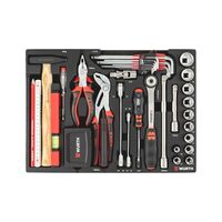 Hand Tools System Assortment | 75 Years Edition | 65 Pieces | Carbon Finish | by Wurth