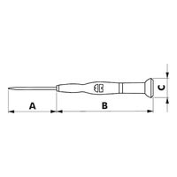 VDE Precision Screwdriver PH00 | Insulated for Live Parts | 1000V AC & 1500V DC | @Each by Wurth
