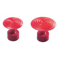 Pulling Adapter | Red Rectangular Design | Paint-Safe Dent Removal | by Wurth