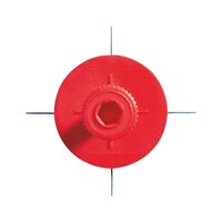 Pulling Adapter | Red Rectangular Design | Paint-Safe Dent Removal | by Wurth