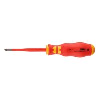 VDE Screwdriver PZ Recessed Head Ultra-Slim | PZ1 Tip Size | IEC 60900 Tested | by Wurth