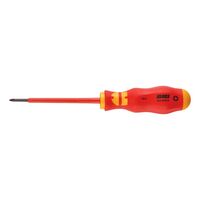 VDE Screwdriver PZ Recessed Head | Insulated Blade | 1,000V AC Safe | 80mm Length | by Wurth