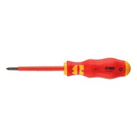 VDE Screwdriver PZ Recessed Head | Insulated for 1,000V | Black Oxide Blade | @Each of 1 | by Wurth