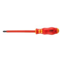 VDE Screwdriver PZ3 Recessed Head | Insulated Blade | 1,000V AC Safe | by Wurth