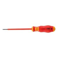 VDE Flat Slotted Screwdriver | Insulated for Live Parts | 10 kV Tested | by Wurth