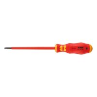 VDE Flat Slotted Screwdriver | Insulated for Live Parts | IEC 60900 Standard | by Wurth