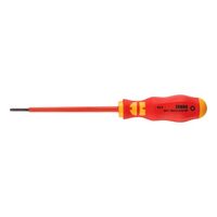 VDE Screwdriver TX9 | Insulated for Live Parts | 100mm Blade | by Wurth