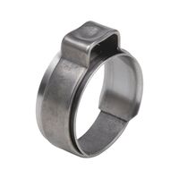 1 Ear Clamp with Insert Ring | Low Profile Design | Stainless Steel A2 | @Pack of 10 | by Wurth