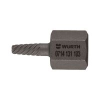 Internal Hexagonal Extractor | Short Design for TX Screws | Rusted & Stripped Screw Removal | by Wurth