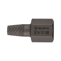 Internal Extractor Hexagonal Short | 6mm Diameter | Rusted Screw Solution | Easy Handling | @PCS by Wurth