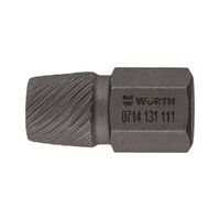 Internal Hexagonal Extractor | Short Length for Confined Spaces | Rusted & Stripped Screw Remover | by Wurth